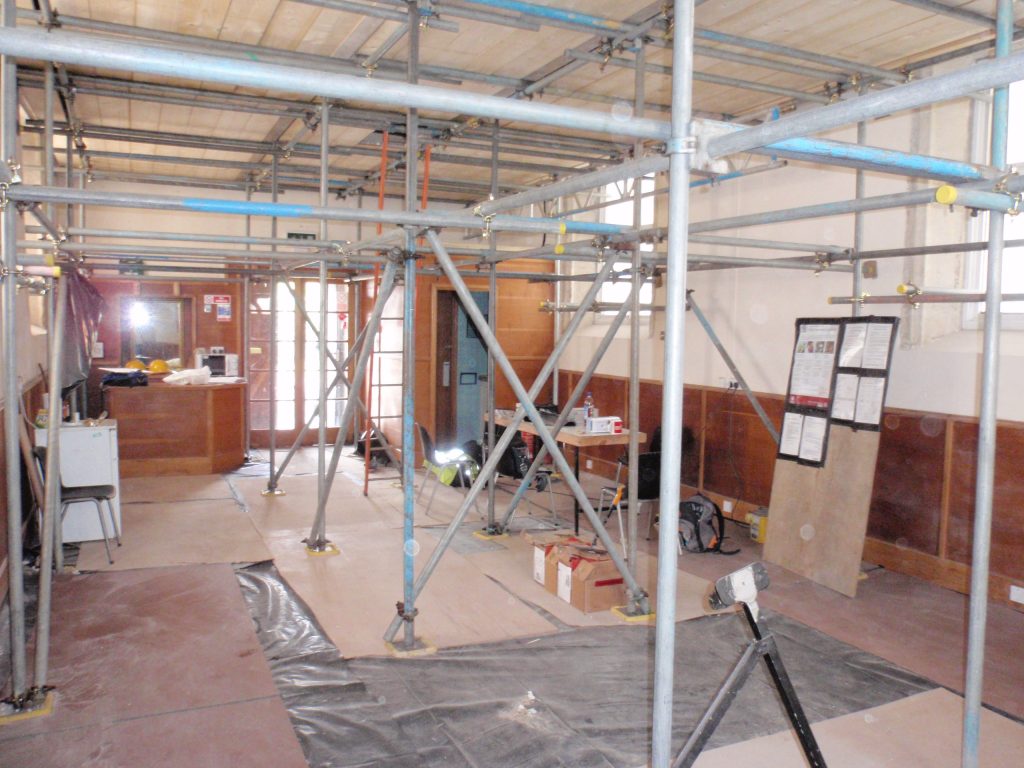 Work undertaken as part of the 2014 refurbishment.