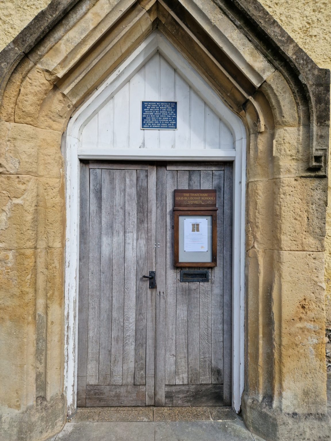 Door Replacement Project Thatcham (Old Bluecoat School) Charity