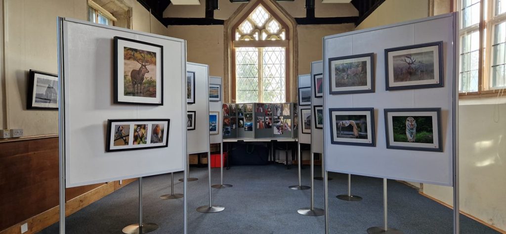 A display of the Photographic exhibition at the OBS, during Festival week.