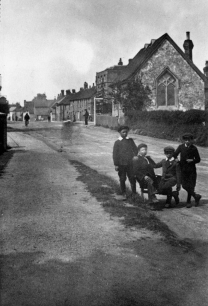 c.1900 School children in street